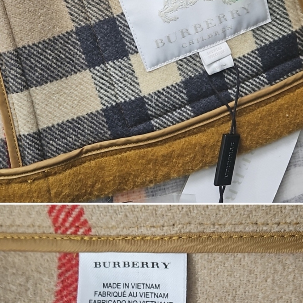 Burberry Children Wool Coat size 5Y - Picture 7 of 9